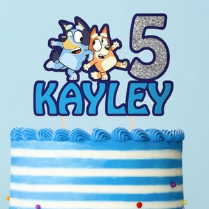 Bluey Birthday Cake - Cupcake Cake - Party Ideas for Real People