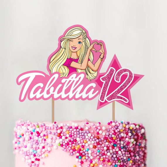 Bolo da Barbie.  Barbie birthday cake, Barbie cake, Pink birthday