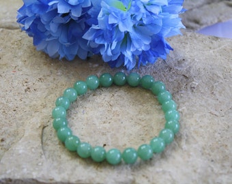 Green Aventurine Bracelet, Aventurine Crystal Bracelet, Healing Bracelet, Green Stone Bracelet