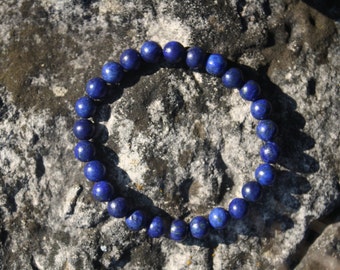 Lapis Lazuli Bracelet, Lapis Lazuli, Gemstone Bracelet, Blue Bracelet, Lapis Bracelet, Beaded bracelet, Blue Stone Bracelet, Yoga Bracelet