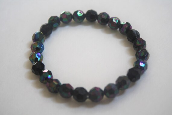 black crystal bracelet