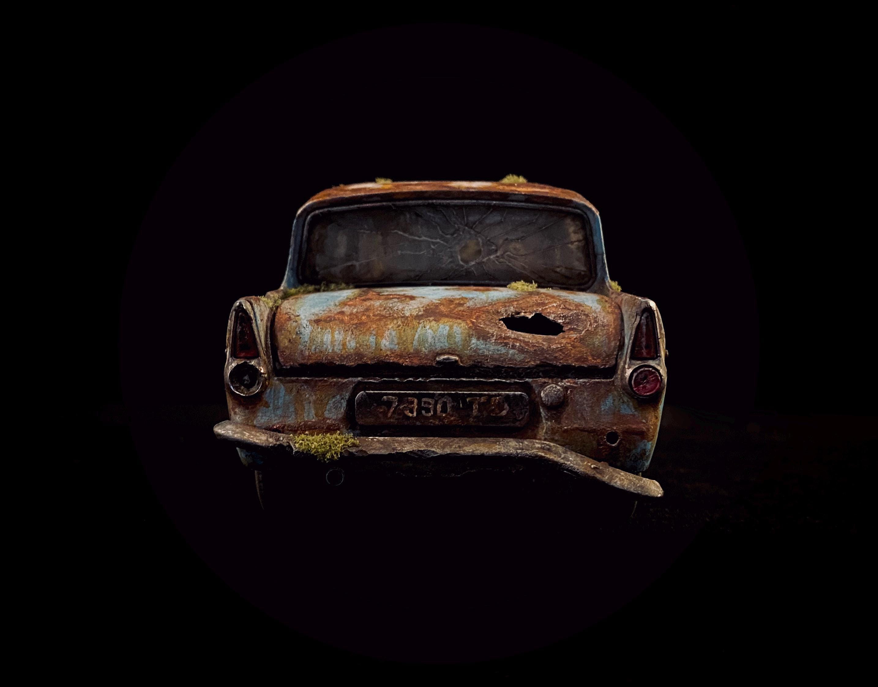 ハリー・ポッターシリーズに登場する空飛ぶ1966年型フォード