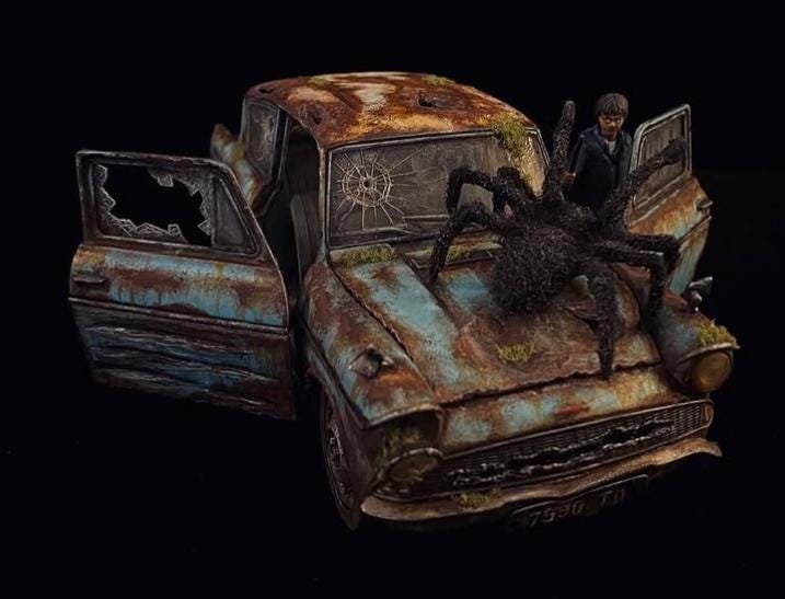 ハリー・ポッターシリーズに登場する空飛ぶ1966年型フォード