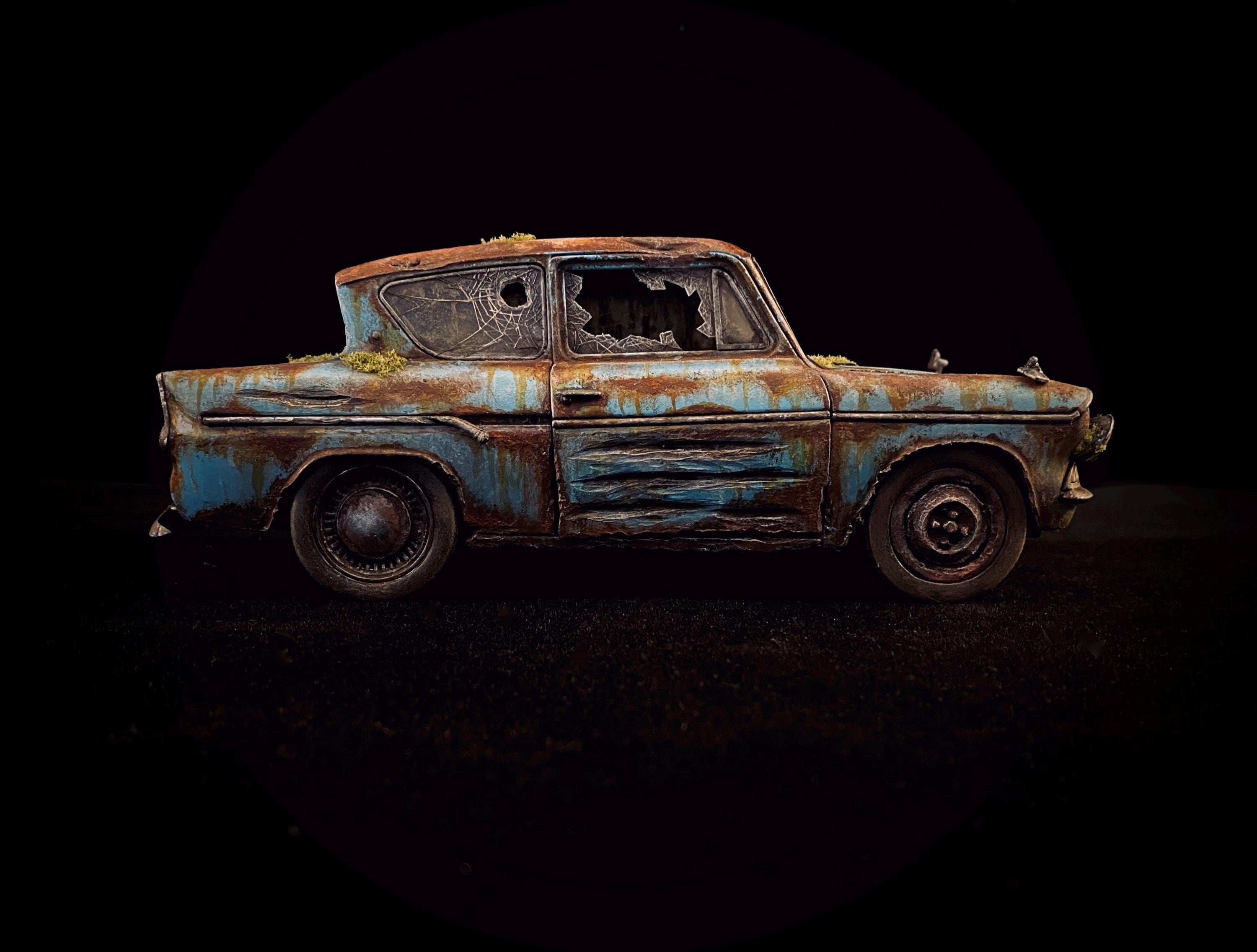 ハリー・ポッターシリーズに登場する空飛ぶ1966年型フォード