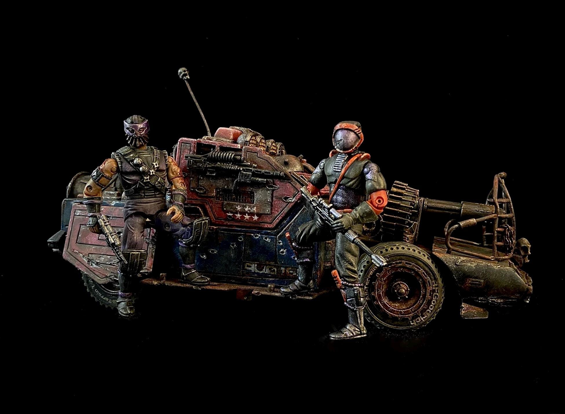 Custom 1986 Dreadnok Thunder Machine with Cobra Figures