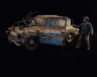 ハリー・ポッターシリーズに登場する空飛ぶ1966年型フォード