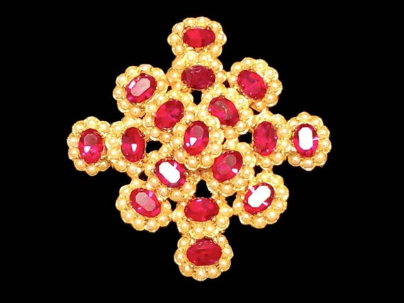 Vintage WEISS brooch, Weiss brooch, vintage brooch, vintage jewelry, signed Weiss jewelry, Estate brooch, estate jewelry rhinestone brooch