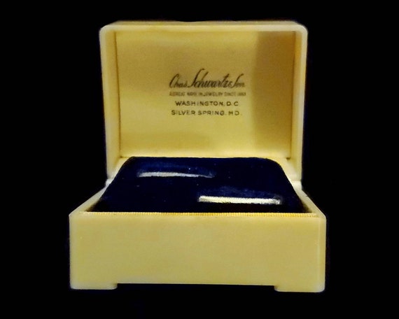 Vintage celluloid ring box, vintage ring presenta… - image 3