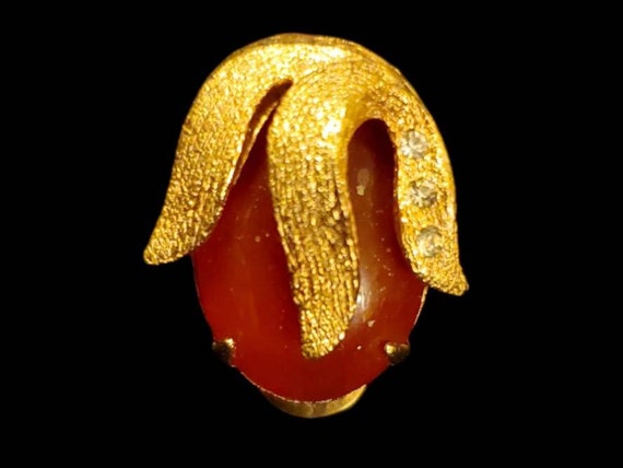 Vintage Eisenberg Ice earrings, vintage clip ons,… - image 2