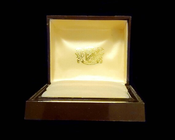 Vintage celluloid ring presentation box, jewelry … - image 3