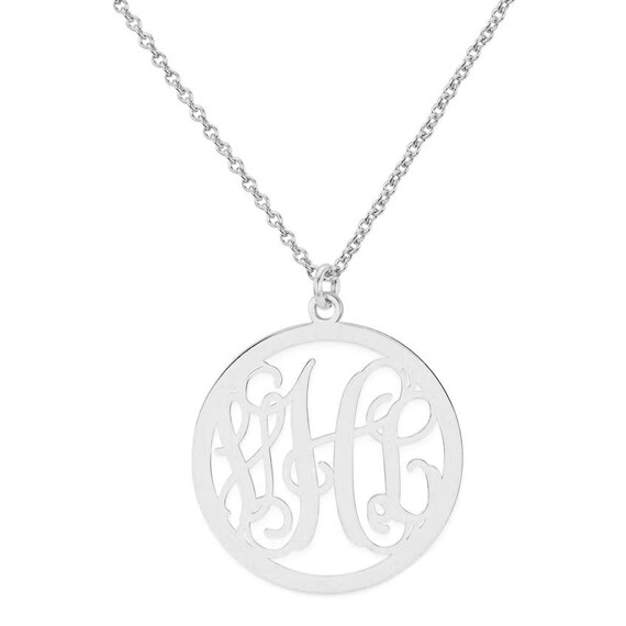 Initials Monogram Necklace 