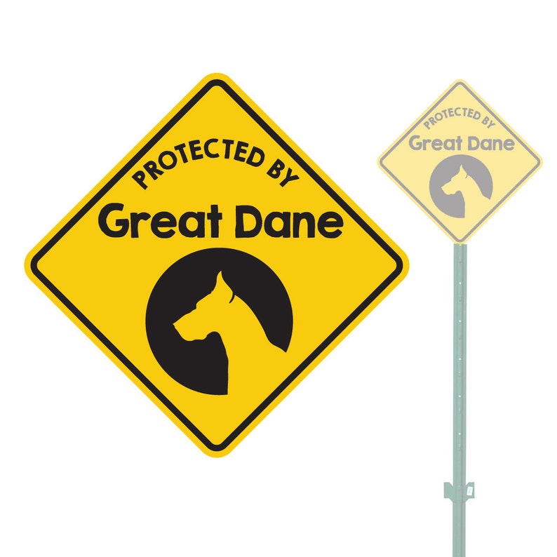 Great Dane Heavy Duty Cotton Canvas Tote Bag - 14.75x14.75x5 Inch Reusable Grocery Shopping Bag