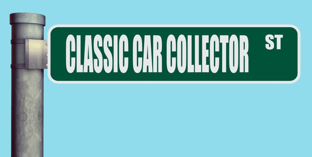Classic Car Collector ST Street Sign Heavy Duty Aluminum Warning ...