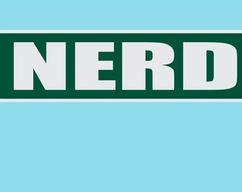 Nerd ST Street Sign Heavy Duty Aluminum Warning Parking Sign 17" x 4"