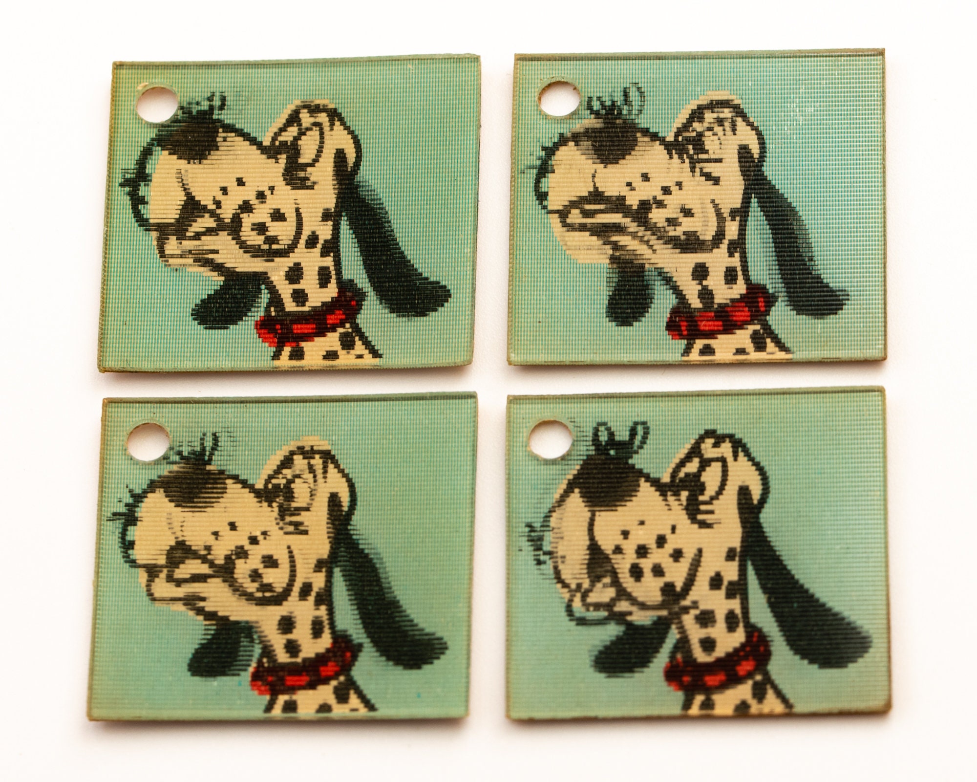 ヴィンテージ 1960年代 ポップアート ダルメシアン犬 レンチキュラー
