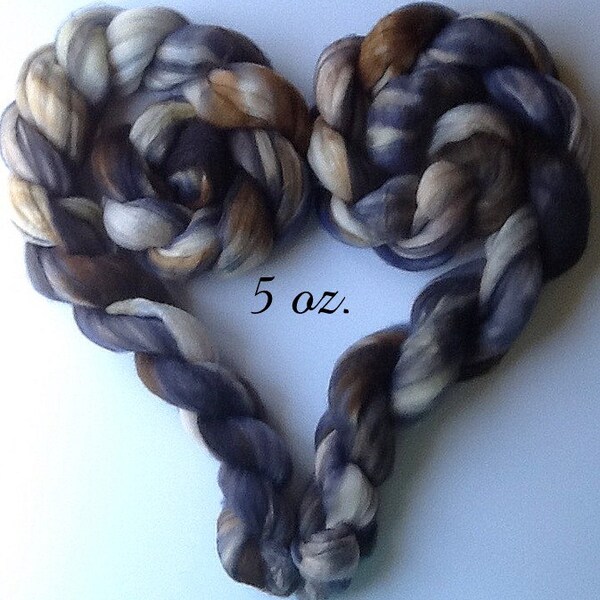 Merino Roving - Shadow Series - Superwash Merino - 5 oz. - Ready to Ship!