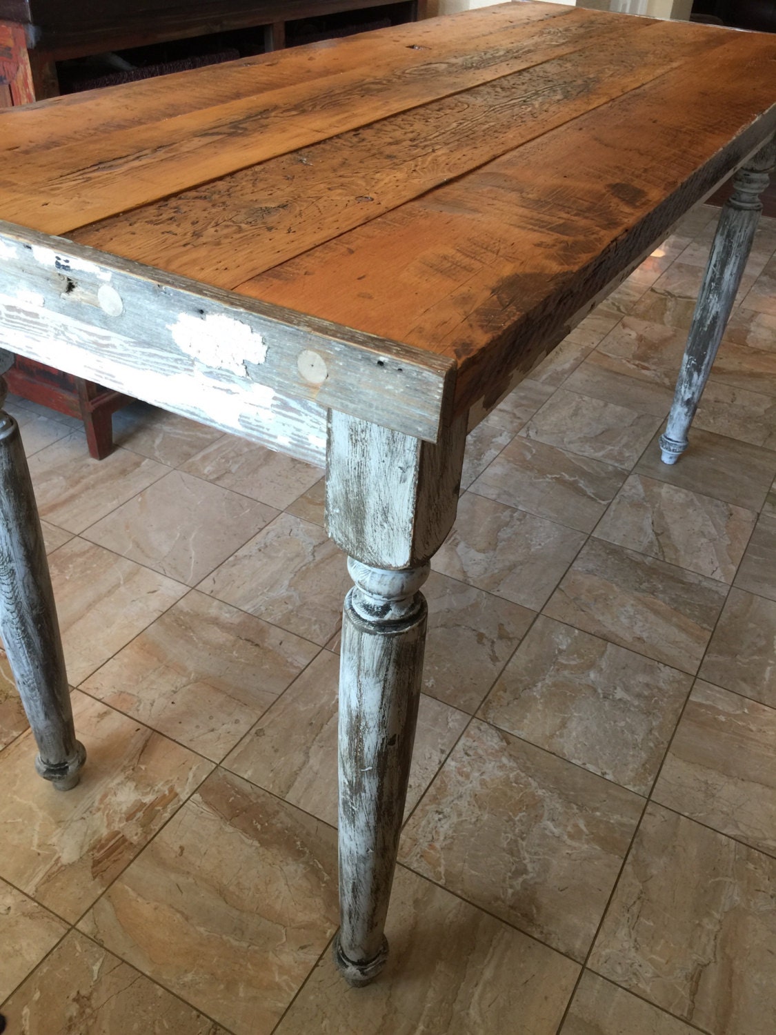 Classic Counter Height Table | 66 Farmhouse Table | 2 ...