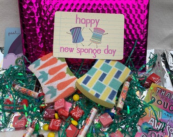 Happy NEW SPONGE DAY gift package