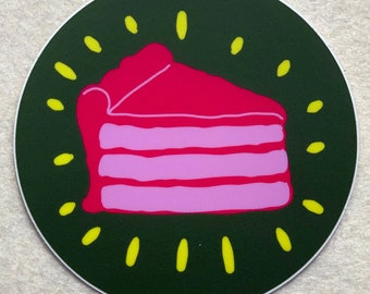 Cake sticker