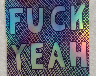 Adesivo F * ck Yeah