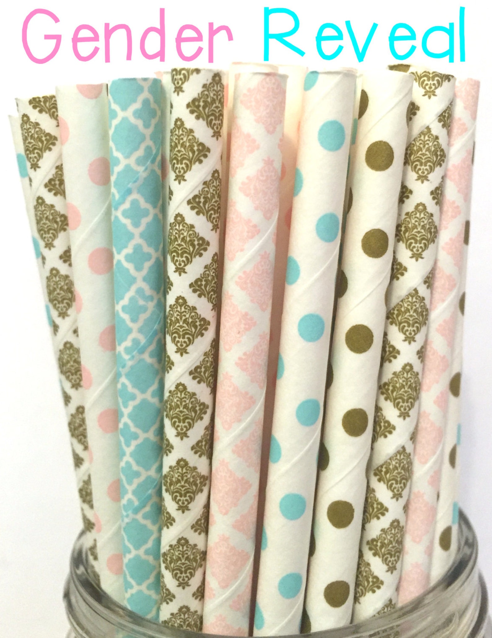 Light Blue Paper Straws Baby Blue Paper Straws Cake Pop Etsy