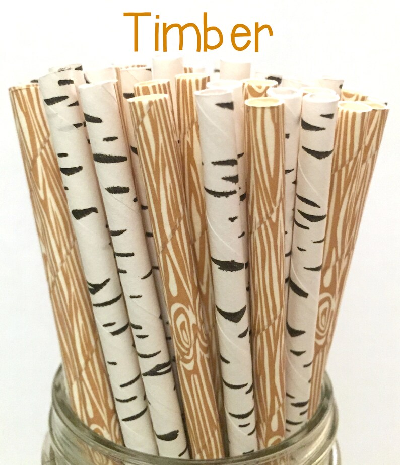 Birch Paper Straws Birch Straws Cake Pop Sticks Drinking Etsy