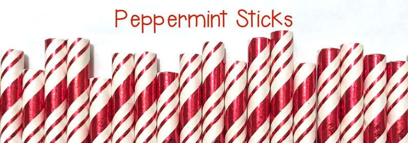 Christmas Paper Straws Christmas straws Red, Green and Gold straws Cake Pop Sticks Drinking Straws image 6