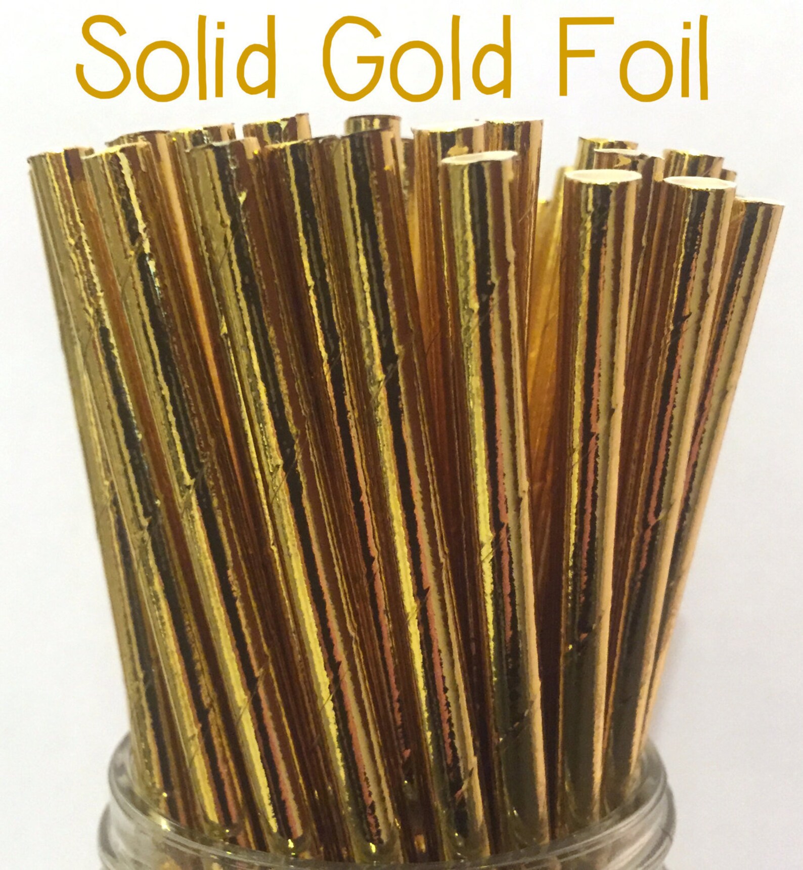 Gold Foil Paper Straws  Gold Straws Cake Pop Sticks  Drinking Straws  New Years Eve Straws