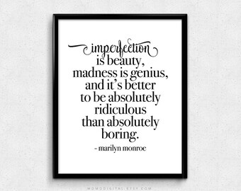 Download Marilyn monroe quote | Etsy