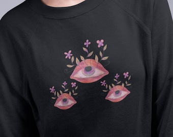 Dreamcore Weirdcore Clothing Maglione a fungo Weirdcore Clothing Maglietta Vaporwave Felpa gotica pastello Grunge Estetica Edgy Trippy Maglietta