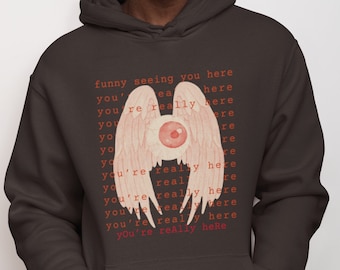 Abbigliamento Weirdcore Felpa con cappuccio Weirdcore Abbigliamento Weirdcore Felpa Vaporwave Maglietta Goth Maglietta Alt Dreamcore Grunge Estetico Indie Edgy Trippy