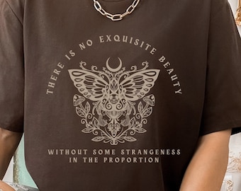 Maglietta Poeta Edgar Allan Poe Maglietta Bookish Goblincore Clothing Maglietta Dark Academia Maglietta Folklore Maglietta Letteratura Maglietta Edgar Allan Poe