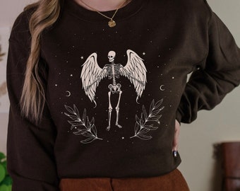 Fairy Grunge Grunge Fairycore Fairy Core Clothes Grunge Fairy Fairycore Sweatshirt Fairy Grunge Shirt Skeleton Sweatshirt Goth Sweatshirt