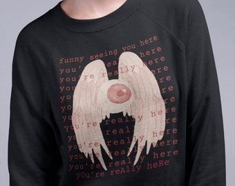 Weirdcore Clothes Vaporwave Shirt Weirdcore Clothing Horror Shirt Goth Sweatshirt Alt Shirt Grunge Aesthetic Indie Edgy Trippy Crewneck Dark