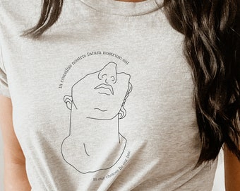 Light Academia Shirt Dark Academia Shirt Dark Academia Clothing Bookish Clothing Alt Clothing E Girl Clothing Fine Line Art Tee Emo Clothing
