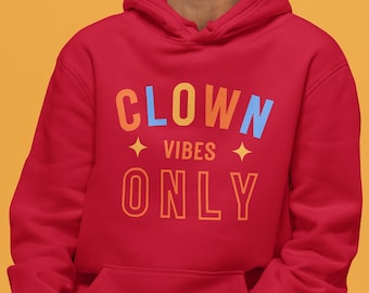Sudadera con capucha de Clowncore Ropa de Clowncore Sudadera con capucha de Clowncore de Clowncore Camiseta de payaso Ropa de Kidcore Ropa de Kidcore Ropa de Clowncore Sudadera con capucha de payaso