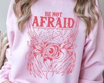 Biblically Accurate Angel Sweatshirt Fallen Angel Weird Stuff Weirdcore Clothing Weirdcore Shirt Whimsigoth Clothing Surreal Clothing Alt