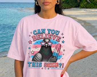 Genderfluid Pigeon Shirt Subtil Pride Merch Icke-binära kläder Transagent Icke-binär 250-årsjubileum USA Amerika 250 år T-shirts Konstiga