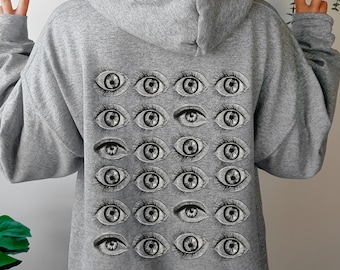 Weirdcore-kleding Weirdcore-hoodie Weirdcore-kleding Vaporwave-sweatshirt Goth-hoodie Alt-hoodie Dreamcore Grunge-esthetiek Indie-edgy top