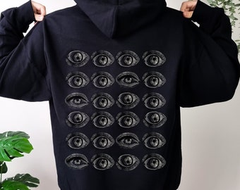 Weirdcore-kleding Weirdcore-hoodie Weirdcore-kleding Vaporwave-hoodie Goth-hoodie Alt-hoodie Dreamcore Grunge-hoody Indie Edgy-hoodie