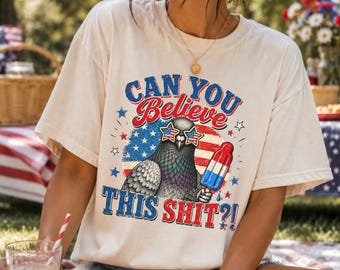 Duvskjorta 250 år USA Amerika 250-årsjubileum 2000-talet Nostalgi Grungekläder Y2K Unhinged Shirts Pride Merch FDT 8647 Anti Trump 4th