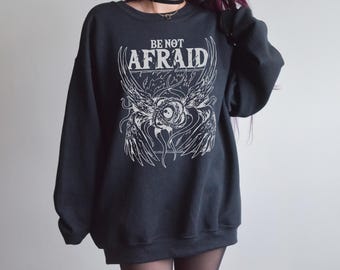 Bibliskt korrekt ängelströja Fallen ängel konstiga saker Weirdcore-kläder Weirdcore-tröja Whimsigoth-kläder Surrealistiska kläder Alt