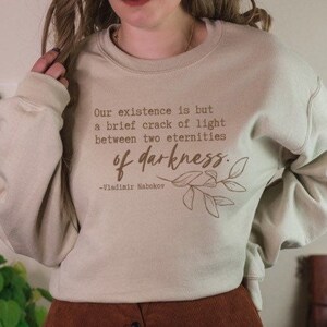 Bookish Sweatshirt Goblincore Clothing Poet Shirt Dark Academia Shirt Folklore Sweatshirt Literature Shirt Bookish Crewneck Bookcore Shirt