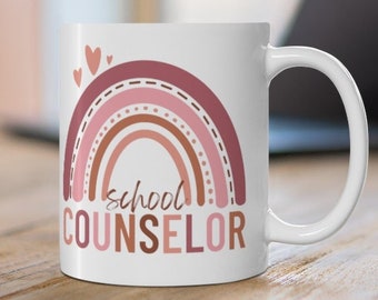 School Counselor Mug Counselor Mug Counseling Mug Guidance Counselor Mug School Staff Mugs Counseling Office Counselor Gifts Mental Wellness
