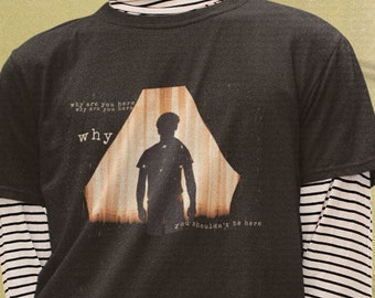 Ropa de Weirdcore Camiseta Vaporwave Ropa de Weirdcore Camiseta de terror Camiseta gótica Camiseta alternativa Dreamcore Estética grunge Indie Vanguardista Psicológica Extraña