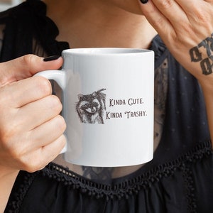 Raccoon Mug Raccoon Gifts Trash Panda Mug Raccoon Cup Raccoon Decor Raccoon Coffee Mug Weird Stuff Weirdcore Mug Funny Meme Trash Panda Cup