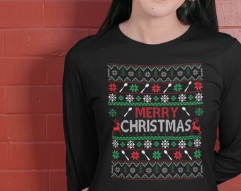 Chronic Pain Shirt Chronic Illness Tee Spoonie Christmas Ugly Sweater Shirt Spoon Theory Long Sleeve Tee Invisible Illness Shirt Spoonie Tee