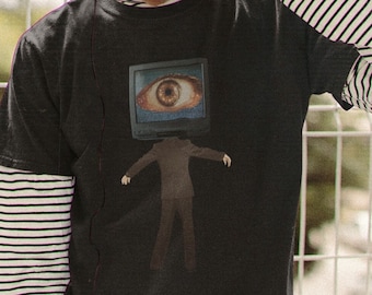 Weirdcore Clothes Vaporwave Shirt Weirdcore Clothing Horror Shirt Goth Shirt Alt Shirt Dreamcore Grunge Aesthetic Indie Edgy Trippy Shirt