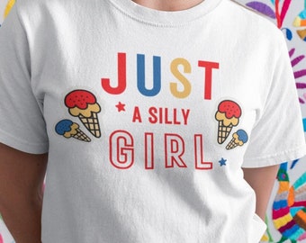 Agere Kidcore Clothing Im Just a Girl Age Regression Clowncore Clothing Goth Clothes Clowncore Shirt Kitschy Clothing Kitsch Kawaiicore