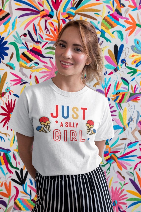 Agere Kidcore Clothing Im Just a Girl Age Regression Clowncore Clothing Goth Clothes Clowncore Shirt Kitschy Clothing Kitsch Kawaiicore